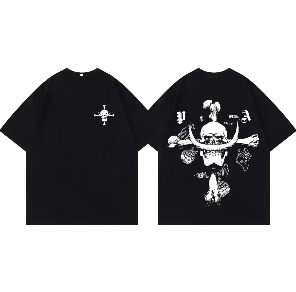 ONE PIECE Animation White Beard Printed T-shirt Men's and Women's T-shirt Men's Top Sports T-shirt Men's T-shirt Summer Tee 2026