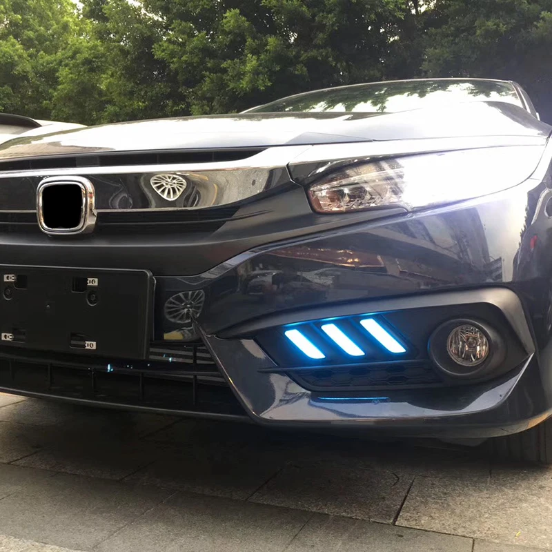 Suitable for 2016-2018 Honda Civic 10th generation front fog lights, daytime running lights, rear bumper lights, brake lights