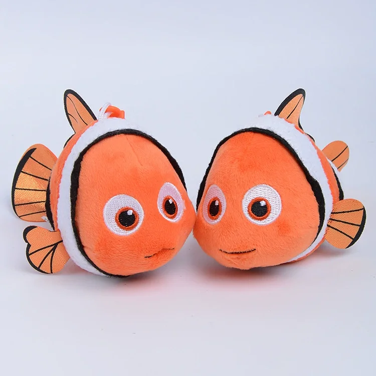 Anime Classic Character 10cm Finding Nemo Dory Cartoon Plush Toy Pendant Cute Cotton Doll Children's Birthday Christmas Gift