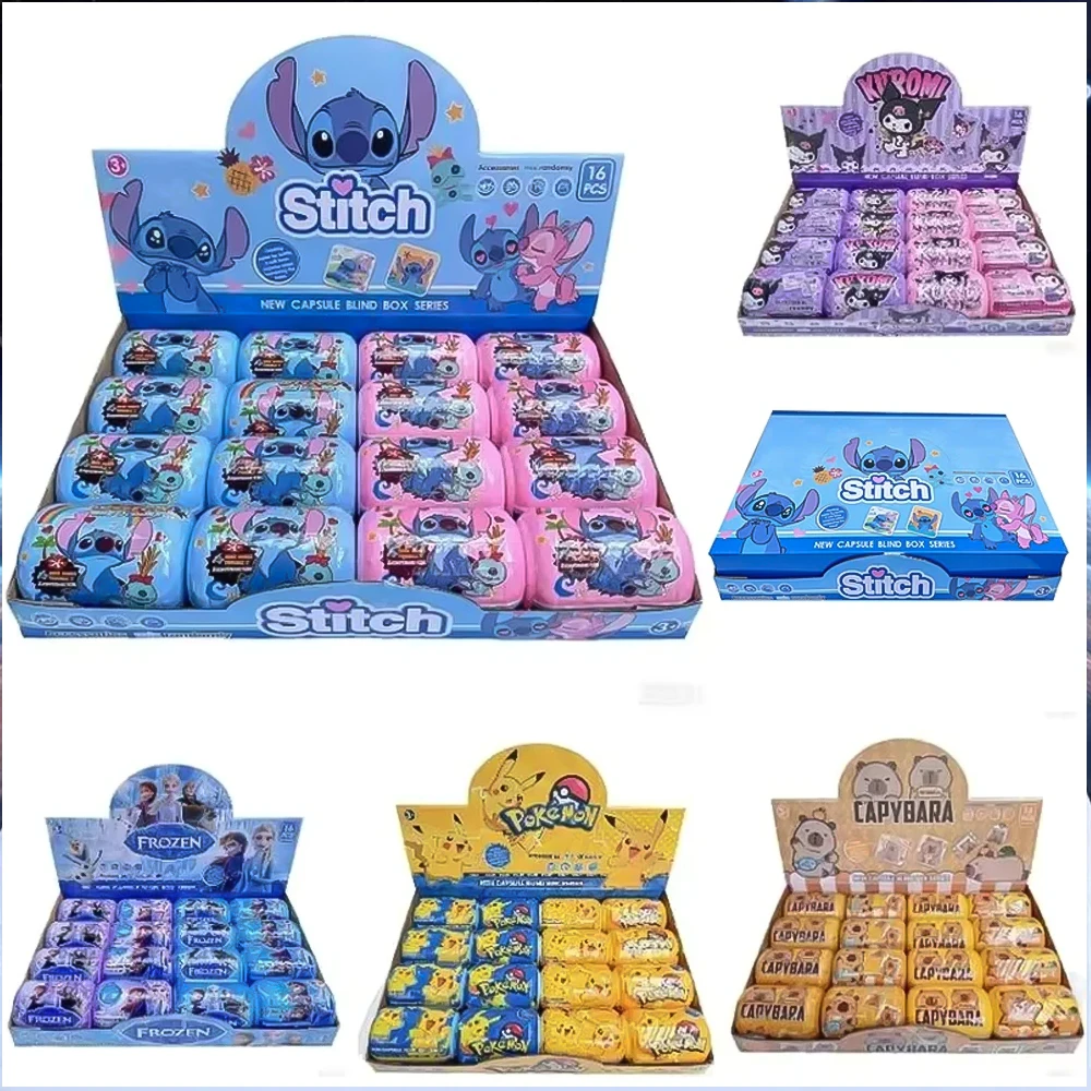 

MINISO/ 2025 New 16pcs Styzai Blind Box Capsule Dismantling Le Surprise Backpack Accessories Keychain Sling Doll Toy Gifts