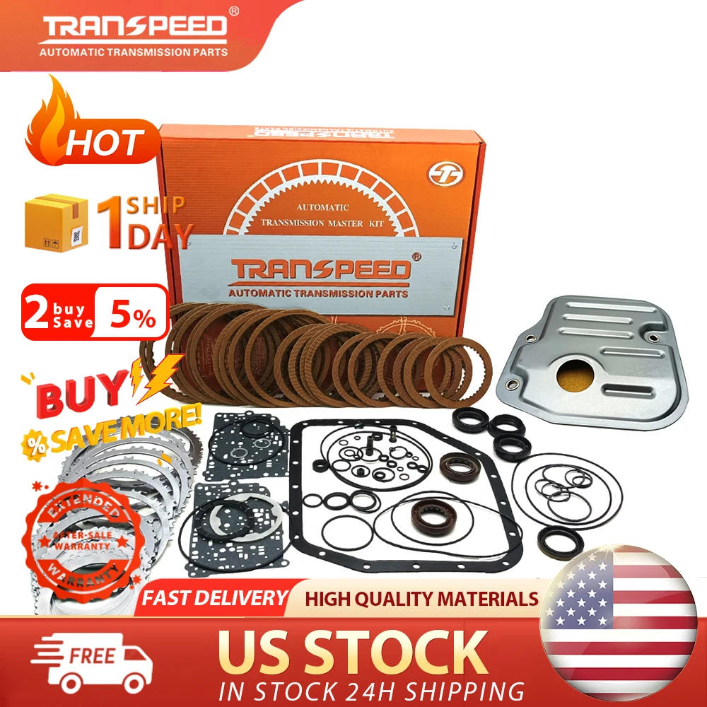 TRANSPEED U340E U341E Auto Transmission Master Rebuild Kit Overhaul Fit For TOYOTA COROLLA Car Accessories O-rings