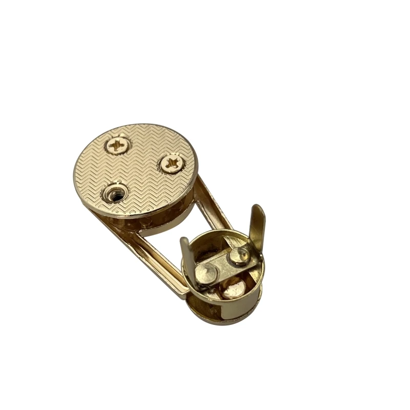 Turn Lock for Handbags Twist Locks Bag Parts Accessories Metal Hardware Decoration Light Gold