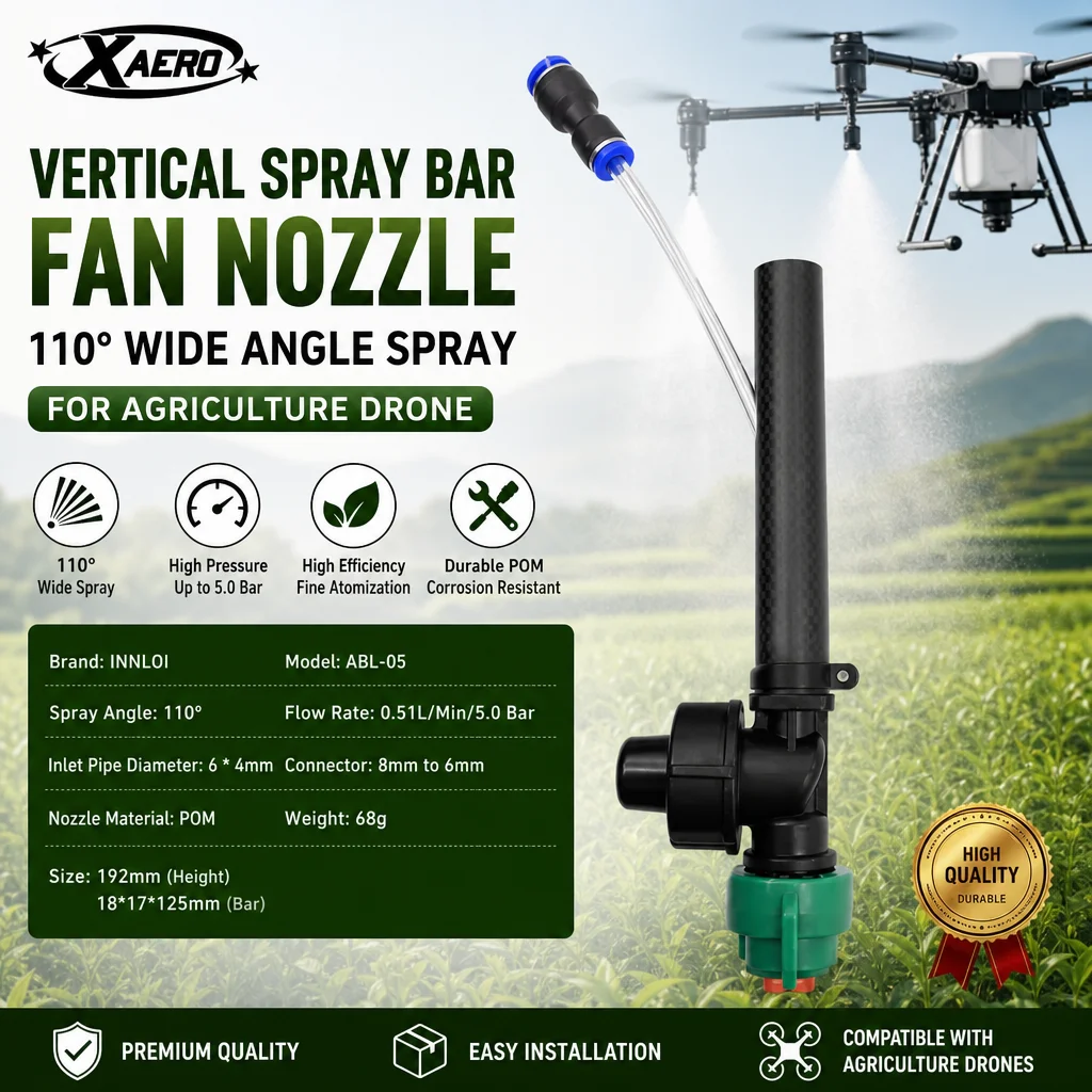 XAERO Vertical Spray Bar Fan Nozzle 110 015 110 01 for 8mm Pipe V1650 Agriculture Sprayer Drone