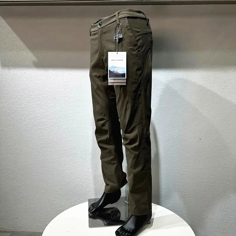 

High-End Outdoor 3D Slim Fit Summer Men's Lightweight Hiking Mountain Casual Long Pants Trendy Straight Leg Trousers