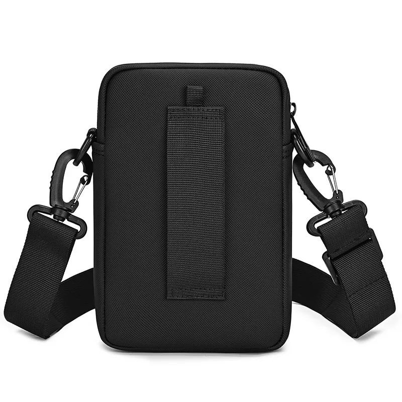 New high-end leather mobile phone  waterproof versatile messenger  vertical mobile phone  change bag