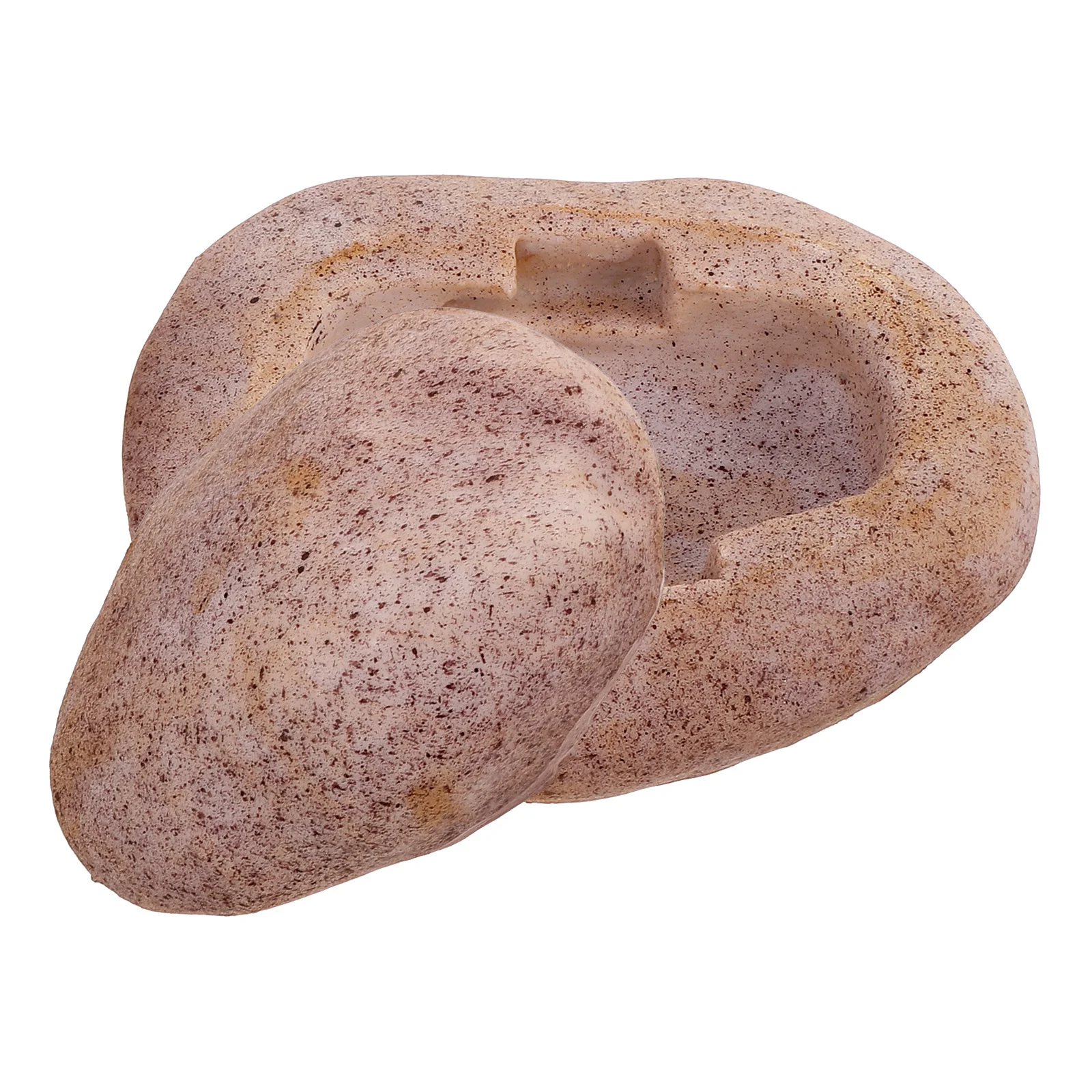 CANIGHT Hidden Key Box Outdoor Stone Hider for Garden House Exterior Fake Rock