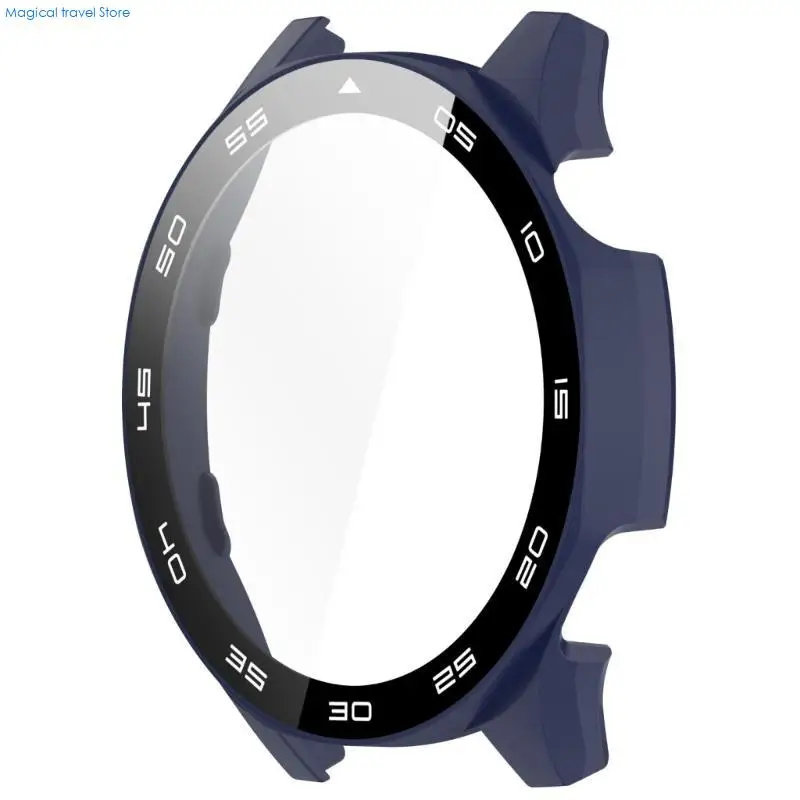N2UB Shockproof Watch Case with Scale Styles Full Coverage Watch Bumper for GT5 46mm