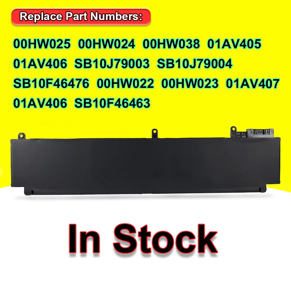 For Lenovo ThinkPad T460s T470s Series Laptop Battery 11.25V 24Wh 00HW022 00HW023 00HW024 00HW025 01AV405 01AV406 SB10F46460