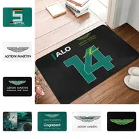 Aston Martin F1 Pringting Mat Easy To Clean Rugs Wrinkle-Resistant Doormat Washroom Entrance Decorative Washable Non-slip Carpet