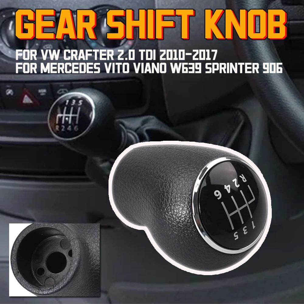 6 Speed Manual Car Shift Gear Stick Knob Lever For VW Crafter 2.0 TDI 2010-2017 For Mercedes Benz Vito Viano W639 Sprinter 906