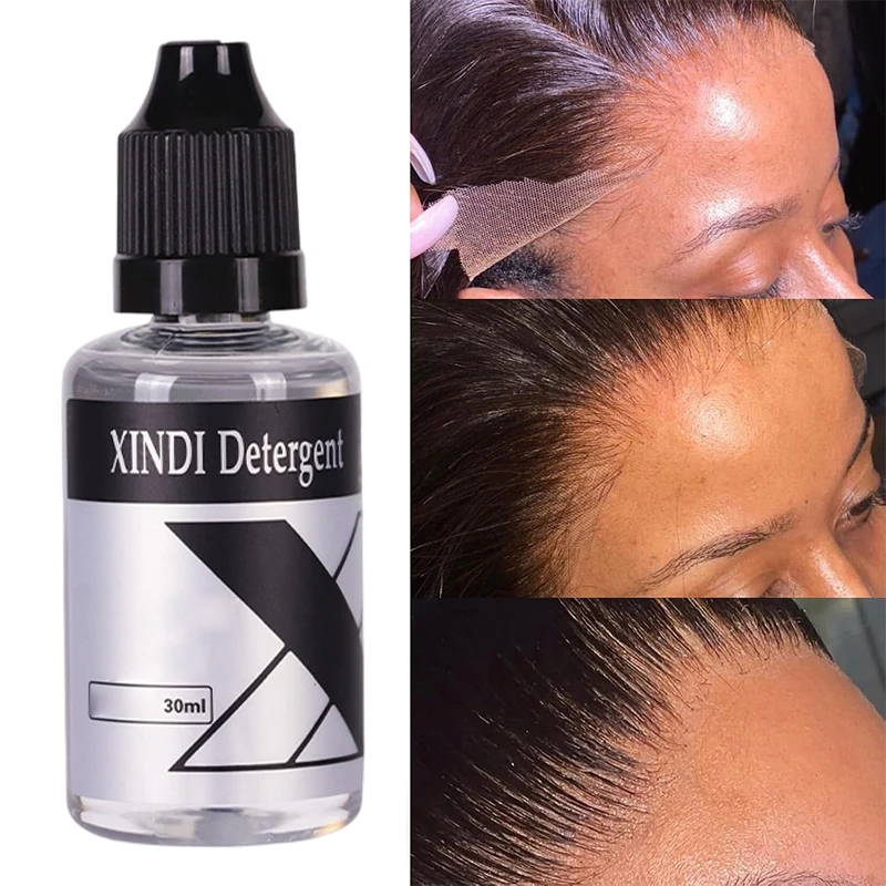 30ml Wig Glue Remover, Lace Frontal Adhesive Remover, Hair Extension Tape Residue Cleaner, Invisible Hair Weft Bond Dissolver