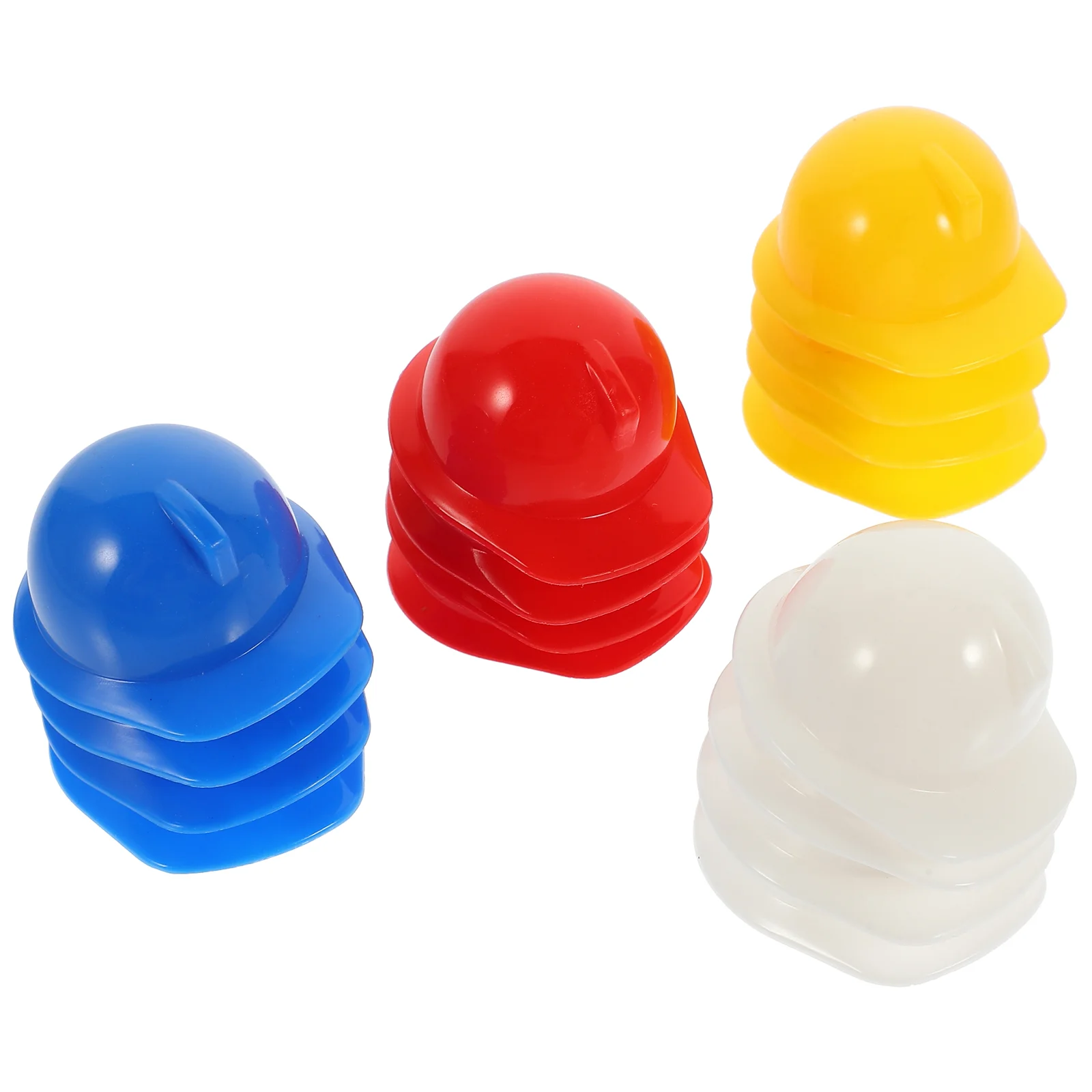 40 Pcs Mini Construction Hat Accessories Hats Caps Safety Helmets Decorations Child