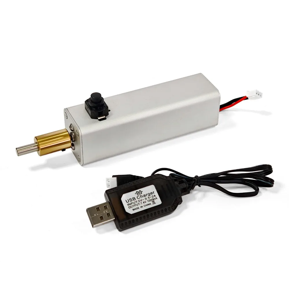 

Engine Model Starter Lever USB Connector 7.4V One-button Electric Start Methanol Engine Gas Version Engine Igniter