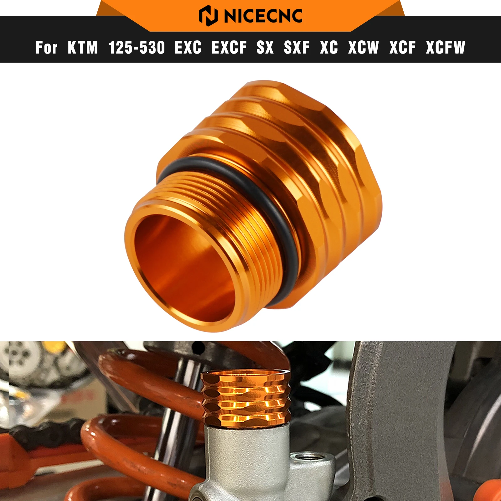 

For KTM TPi EXC 300 2004-2022 Rear Brake Reservoir Cap Extender For KTM EXC-F 350 SX 125 SXF 450 Husqvarna TE 300 GasGas EC 300