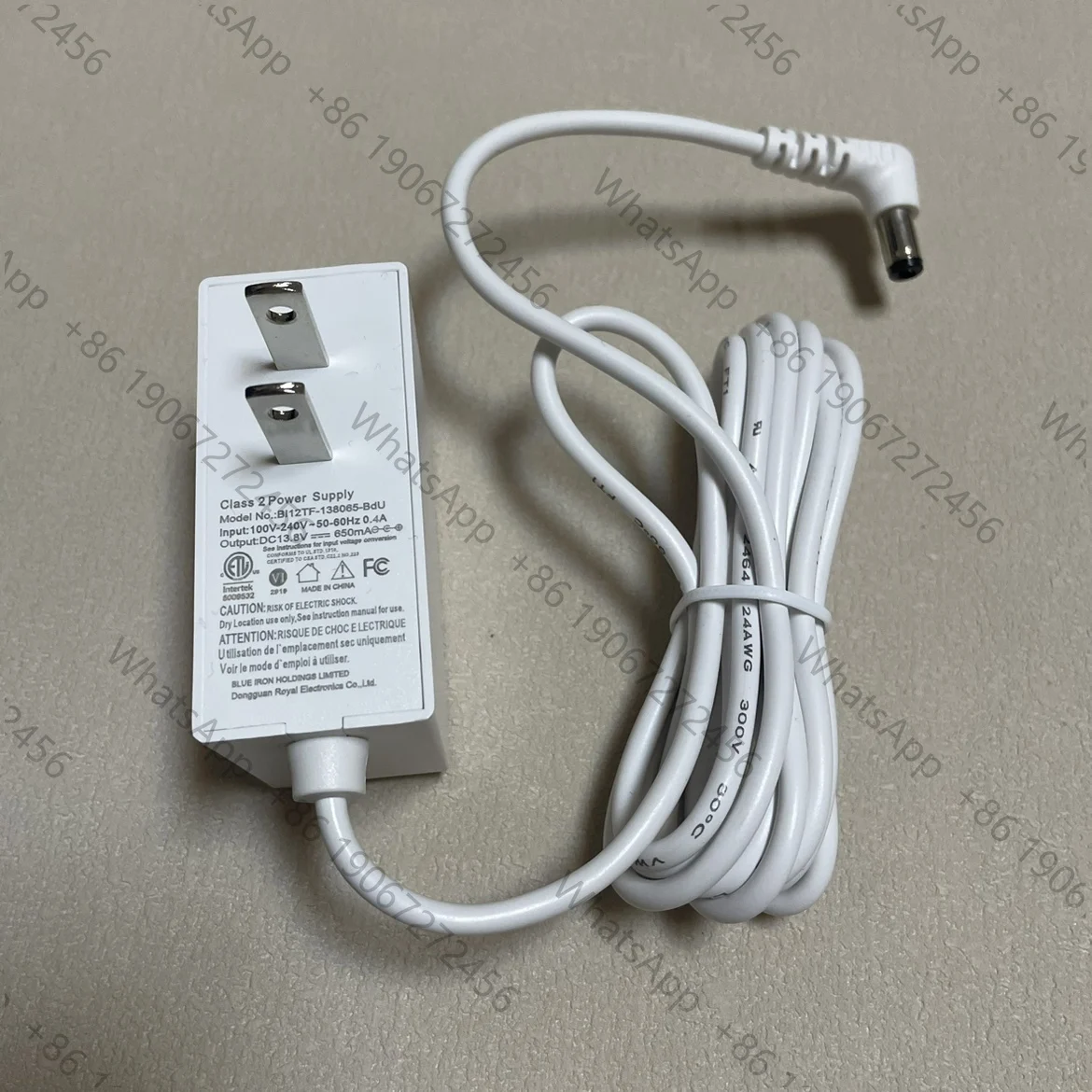 ​​13.8V 650mA Charger​​ New FOR  T1 T1c Smart Trash Can Power Adapter 13.8V 650mA Charger​​