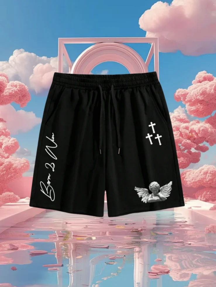 

Summer Hot-selling 3D Printed Shorts Quick-drying Sweat-absorbing Sports Beach Vacation Shorts 2025 New Fashion Street Moto