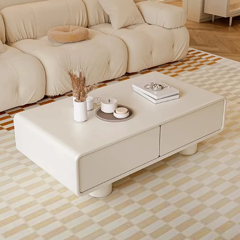 

Universal Cute Coffee Table Unique Dinner Wood Designer Lamp Books Drawers Side Table Storage Couchtisch Lounge Suite Furniture