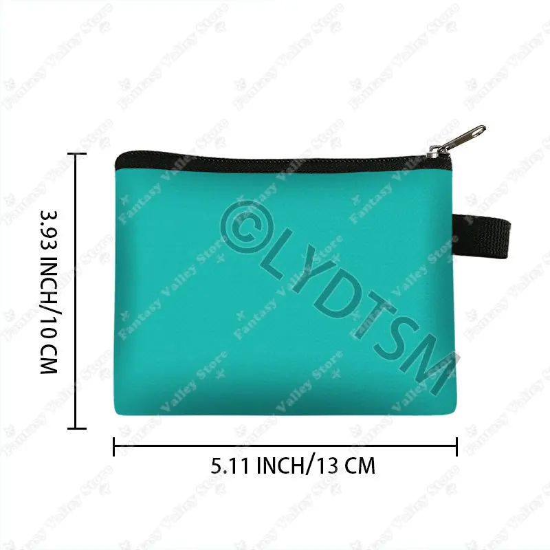The Vampire Diaries Print Coin Purse TVD Women Wallets Team DAMON Money Coin Bags ID Credit Card Key Earphones Holder Gift