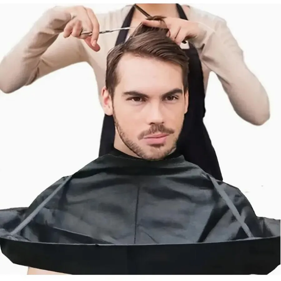 Foldable hair cutting tool umbrella shaped hair cutting cloak, three-dimensional breathable household hair cutting tool, hair cu