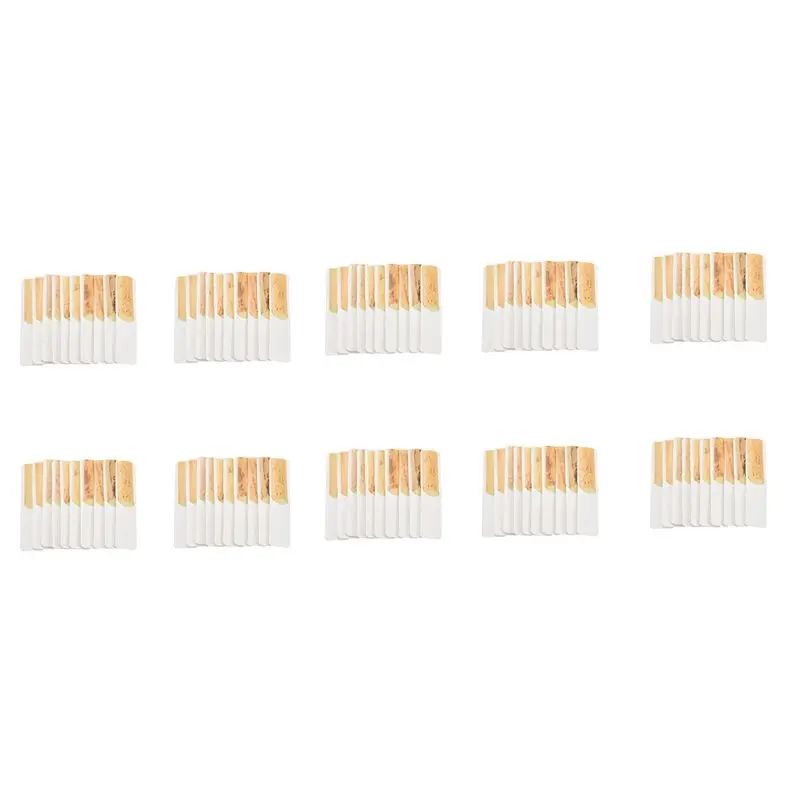

HOES-100Pcs/ Box Eb Alto Saxophone Reeds Sax Reeds Strength 2.5 Woodwind Instrument Parts & Accessories