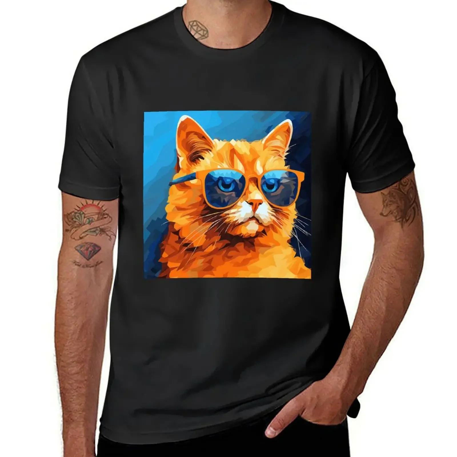 Bruce the Cat T-Shirt basketball graphic tees tees men graphic t shirts