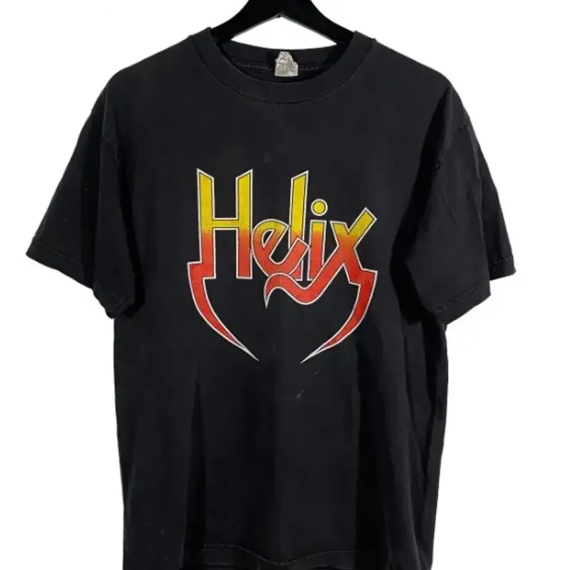Sale Vintage Helix Rock You Band T Shirt Hot