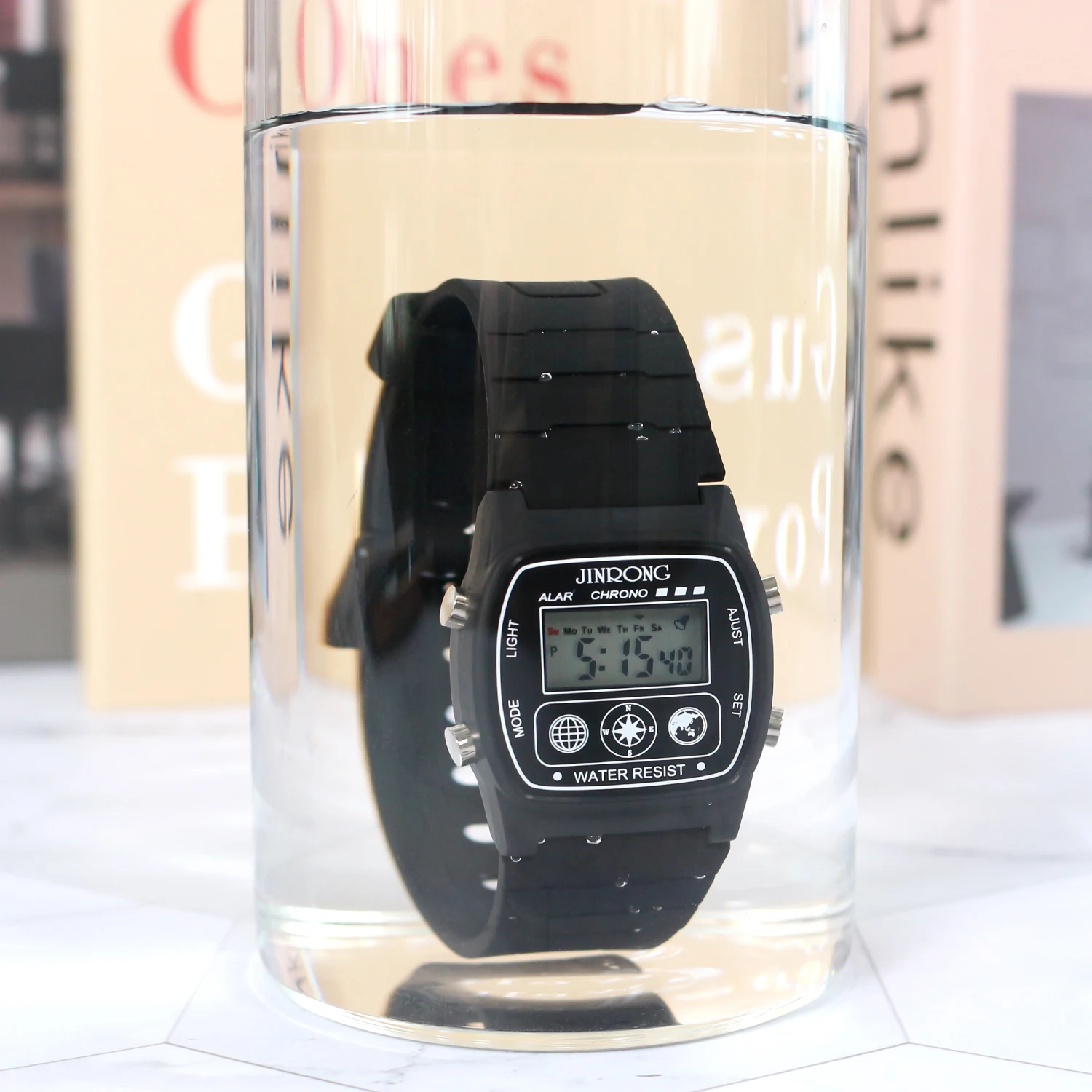 Men'S Stylish Digital Sports Watch with Alarm, 30M Waterproof, StopWatch, Perfect for Fitness Enthusiasts, Fashionable Watch