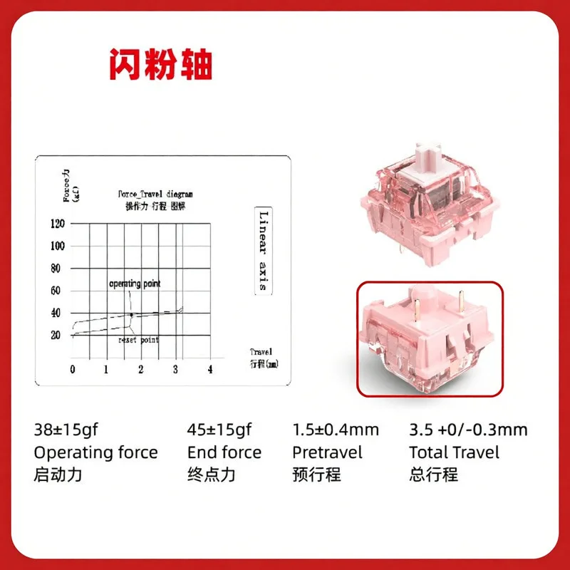 K680 second-generation flash powder shaft wired mechanical keyboard, non-hot-swappable