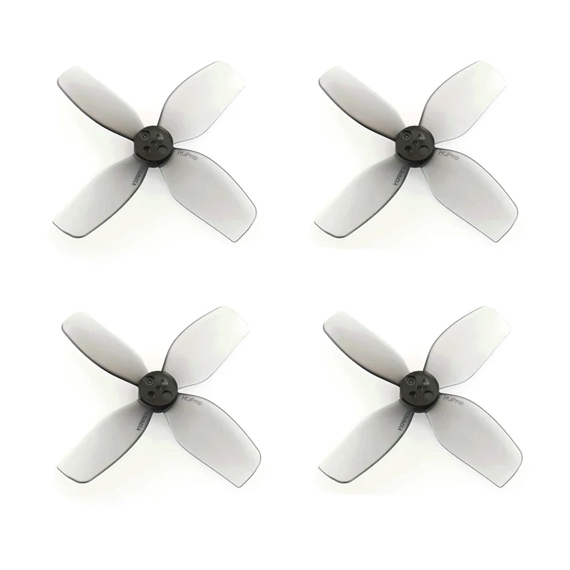 2Pair HQProp DT63mmx4 PC Propeller Diameter 63mm 2.5inch 4-Blade Paddle with Shaft Hole 1.5mm Props Replace for FPV RC Drone