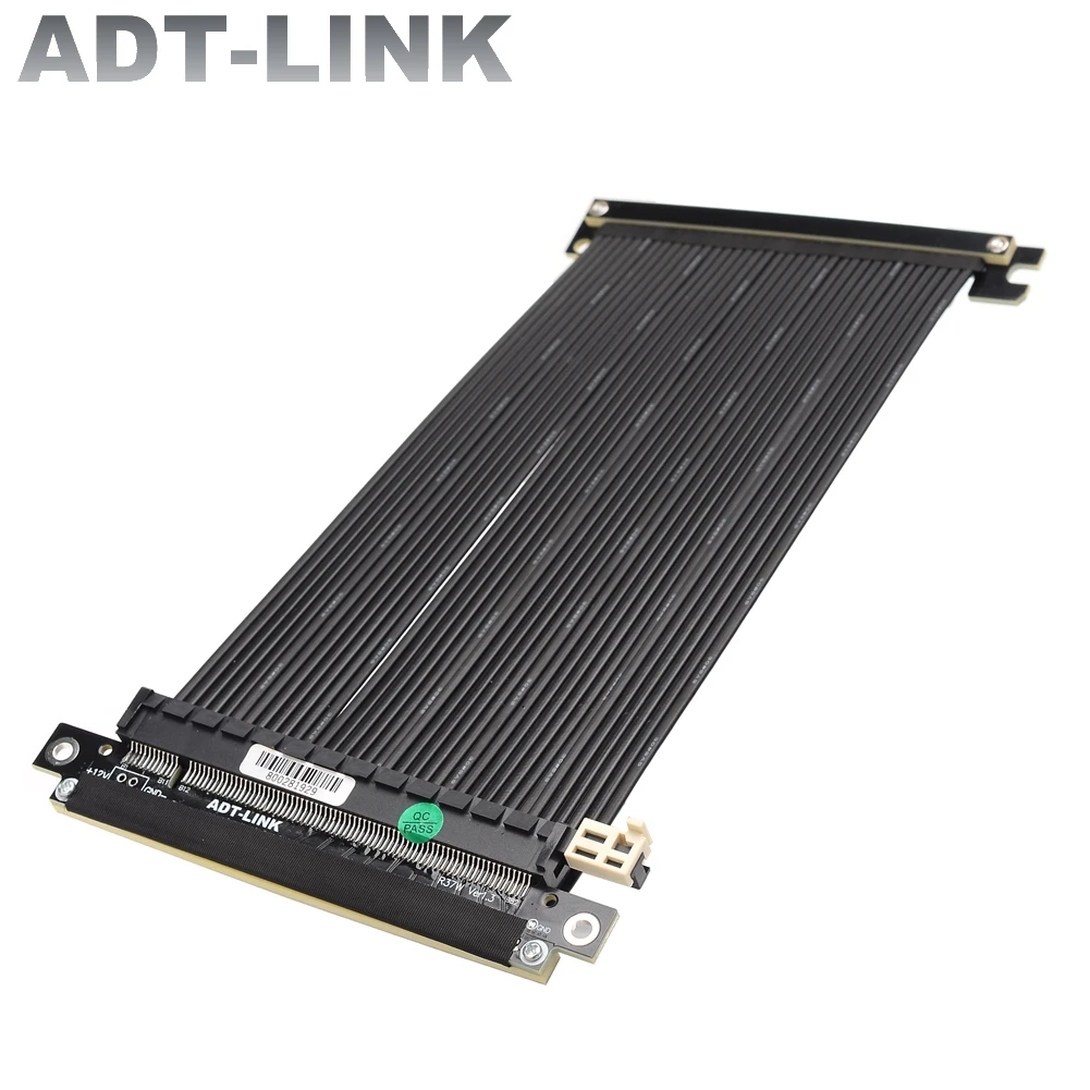 

ADT 185mm Riser PCIe 3.0 X16 Riser Graphics Cards GPU Extension Adapter PCI-e 16x 3.0 for ITX A4 Chassis K39 A39 A1 D19 D21 D30