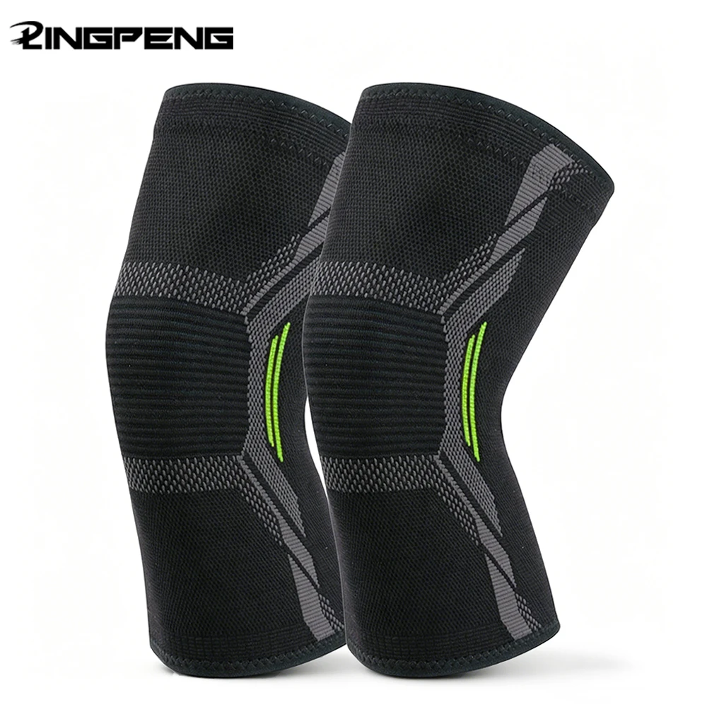 Running Gear In The Cold - Single Knee Pad Knitted Nylon Sports