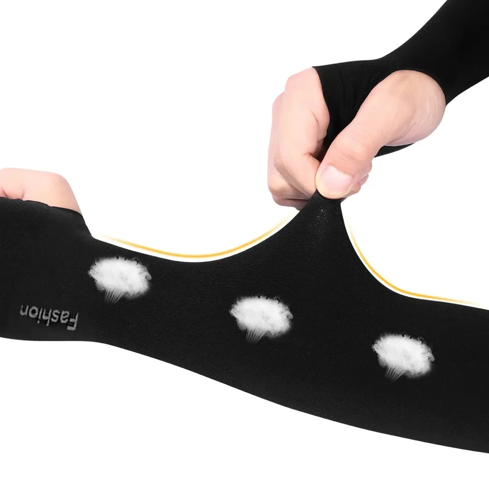 Mangas Brazo Protección UV UPF50+ Para Hombre Y Mujer – 2 Pares, Talle Único (35-130kg) – Frescas, Compresión Y Deporte