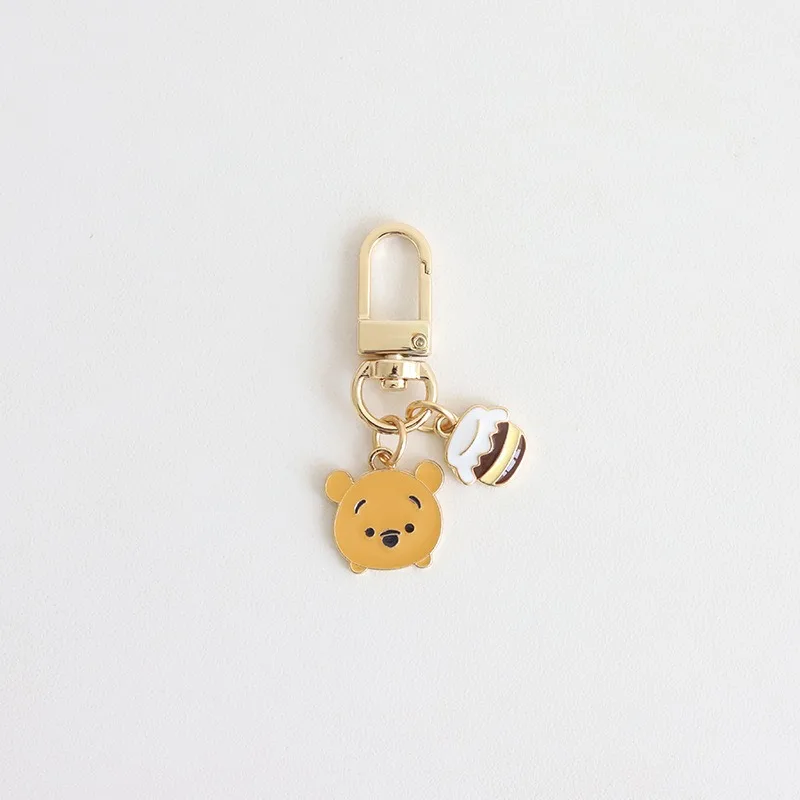 Disney Keychain Accessories Anime Figure Winnie The Pooh Cute Tigger Cute Metal Keychain Backpack Pendant Children Birthday Gift