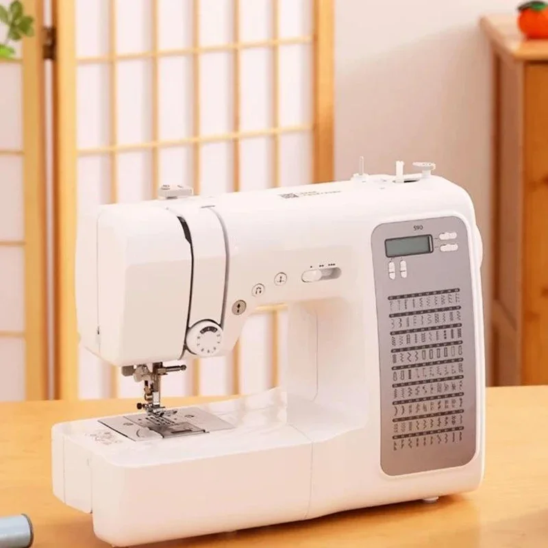 

Computerized Household Sewing Machine with LCD Screen and Multiple Stitches for Clothing and Crafts