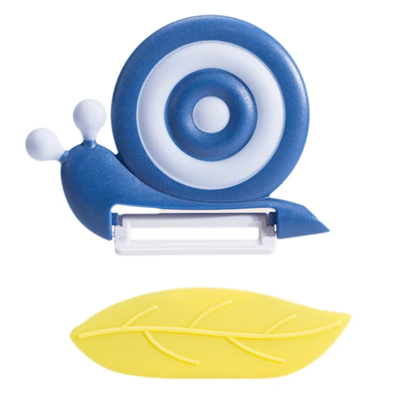 PORK-Snail Potato Peeler Portable Vegetable Peeler With Non-Slip Handle And Protective Cover