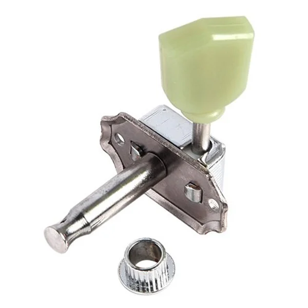 

6Pcs Electric Guitar Tuning Pegs Chrome Plated Steel Machine Heads Heavy Duty Internal Gear Easy Install Guitar String Pegs