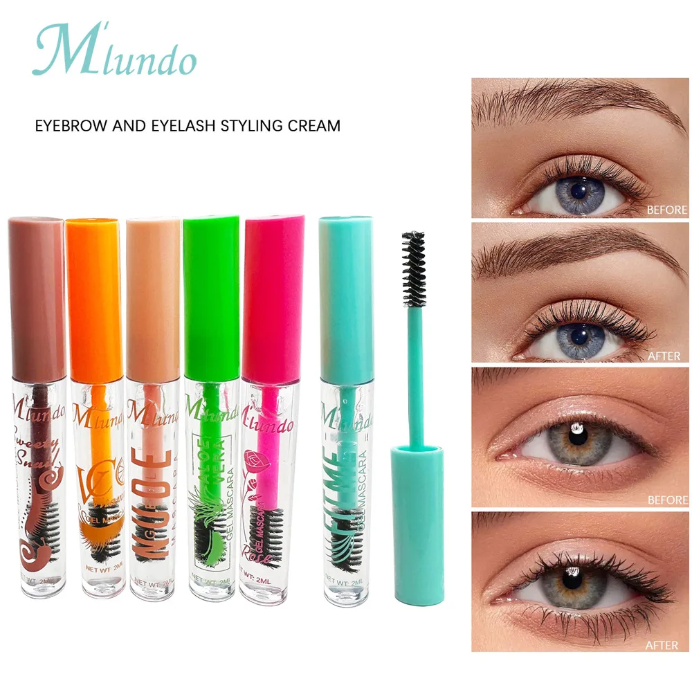 Transparent Eyebrow Eyelash Styling Cream Multicolor Lasting Makeup Cosmetic