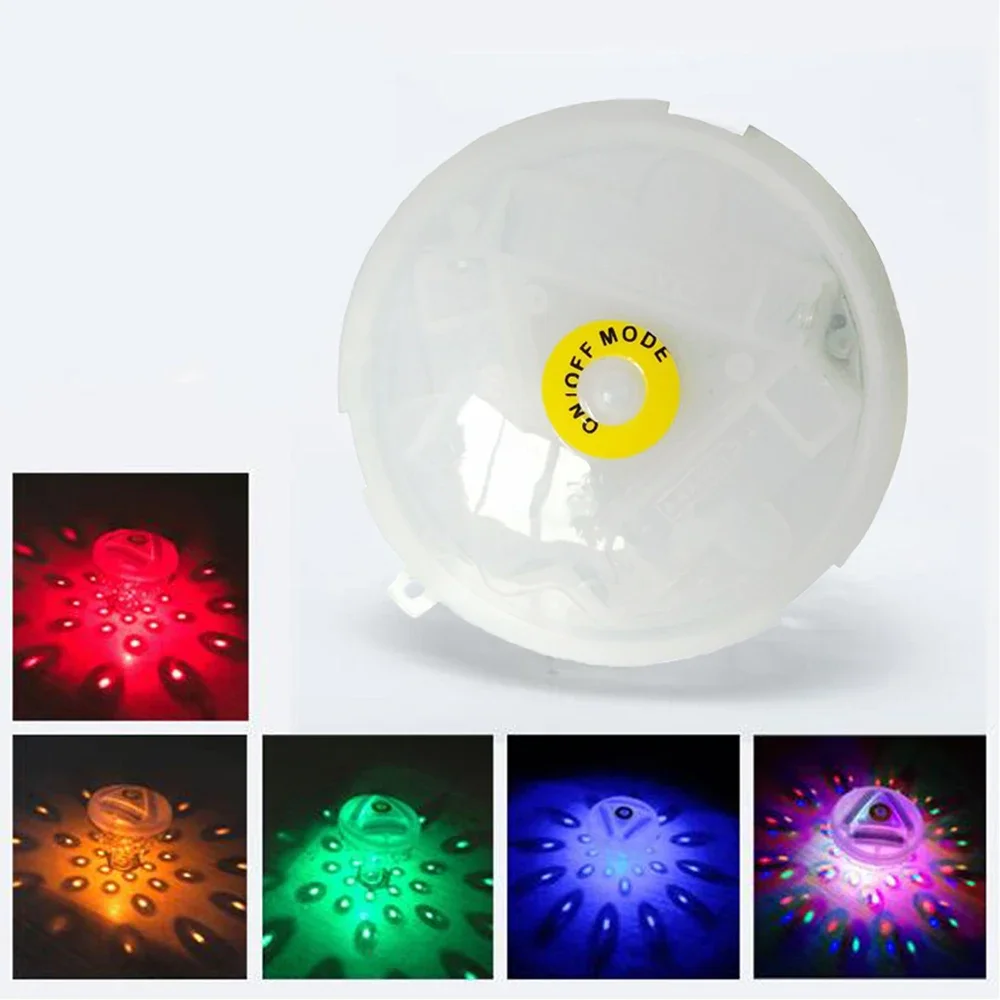 Floating Underwater Light RGB Submersible LED Disco Light Glow Show Swimming Pool Hot Tub Spa Lamp Bath Light