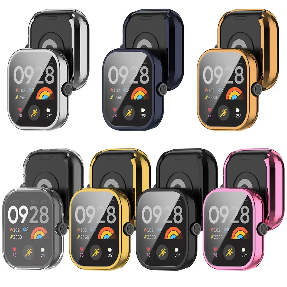 Watchband + Case For Xiaomi Redmi Watch 4 Strap Replacement Silicone Strap For Xiaomi Redmi Watch4 Correa Bracelet Cases Cover