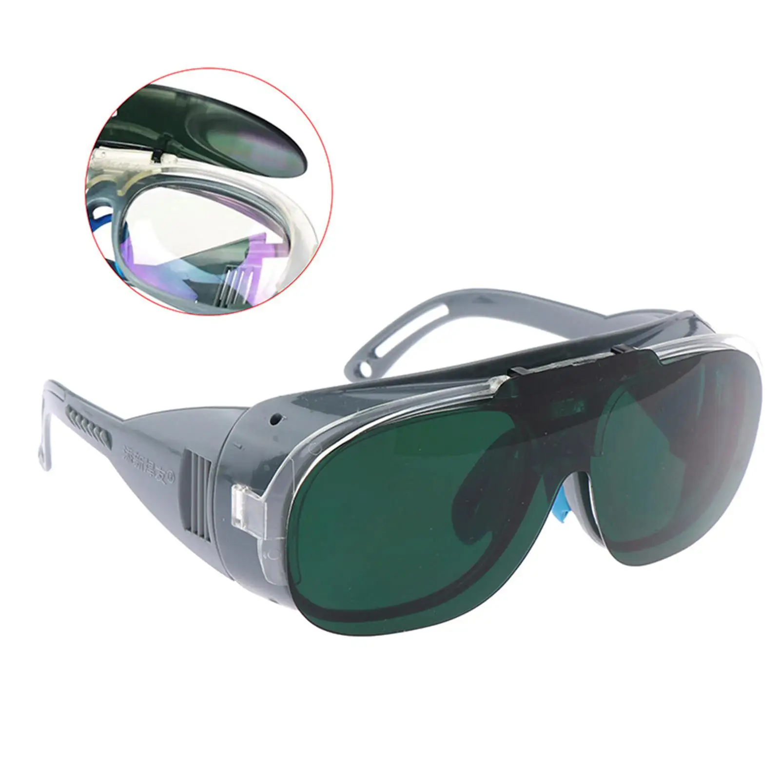 Welding Goggles Anti Shock Flip up Protective Comfortable Welding Eye Protective Glasses for Cutting Soldering Torching Brazing