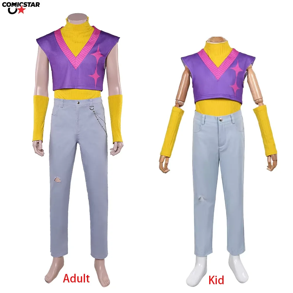 

KPop Roleplay Devil Hunters Saja Boys Mystery Cosplay Costume Set Clothes Adult Kids Halloween Carnival Party Disguise Outfit