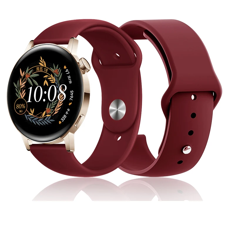 18mm Silikonband für Huawei Watch Gt4 41mm 18mm Smartwatch für Garmin Vivoactive 4S/Venu 2s Huawei Watch Gt5 41mm Armband