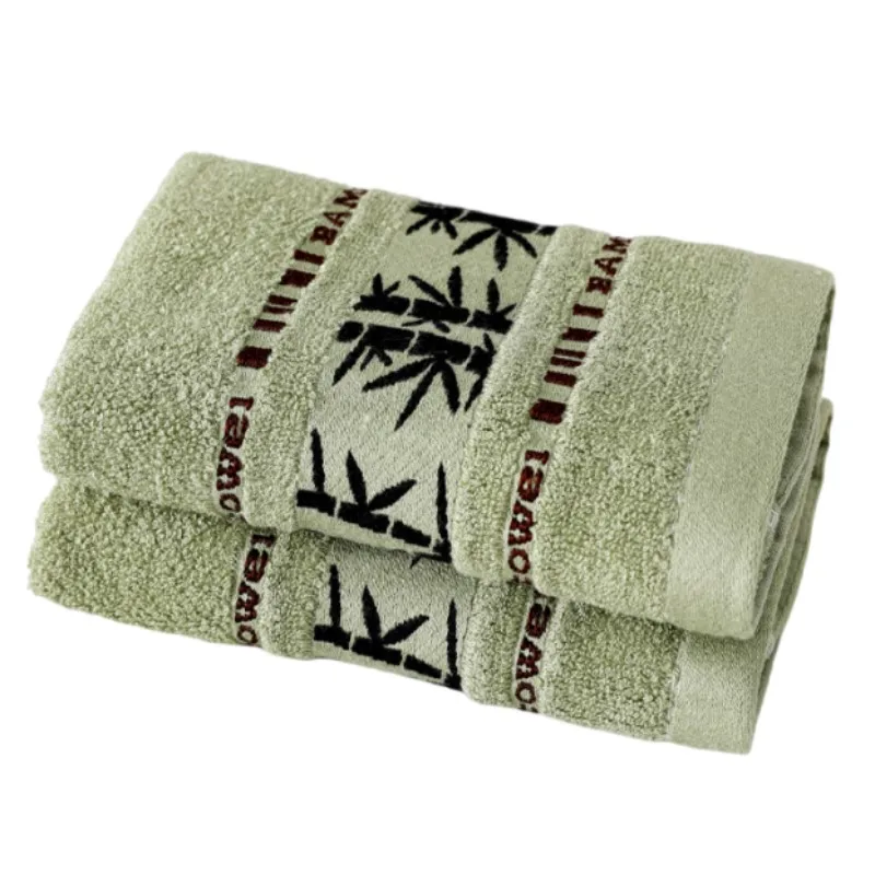 2pcs Towel Sets Bamboo Fiber Bath Hand Face Towels 34x34cm 35x75cm 70x140cm Towel Personalized Sport Gift Towels 수건 세트 Toallas