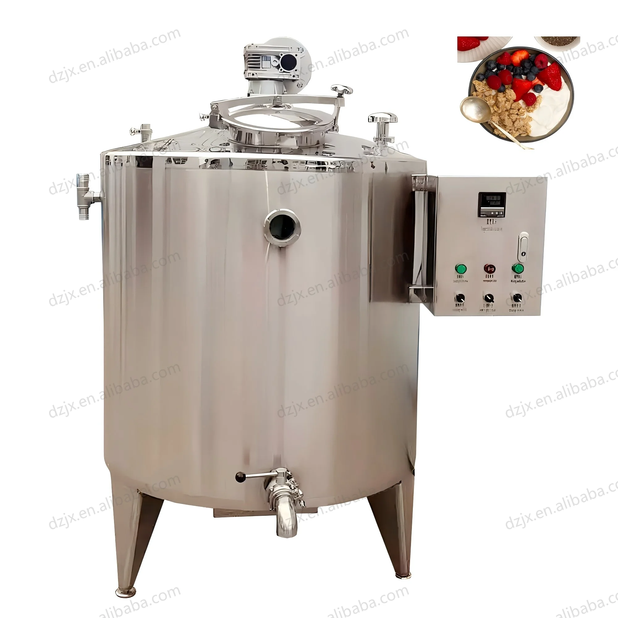 عصير فواكه الآيس كريم DZJX مبستر صغير لسعر آلة بسترة الحليب الصغيرة #3