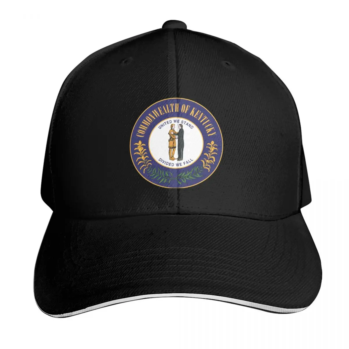 Kentucky State Seal Baseball Cap Sun Protection UPF 50+ Breathable Mesh Back Adjustable Buckle Closure