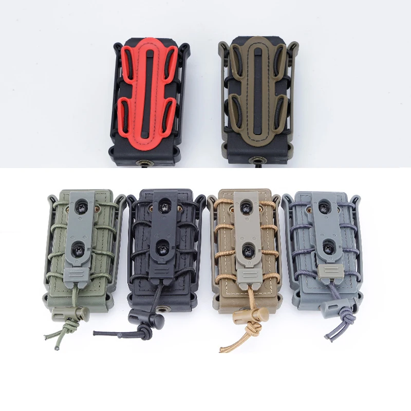 TPR & Nylon Scorpion Soft Shell Clip Case, Case Sleeve com Molle Buckle Belt, Buckle Acessório, Tactical Outdoor Acessórios, 9mm