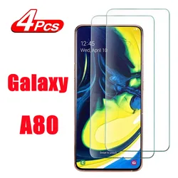 2/4Pcs For Samsung Galaxy A80 Tempered Glass For Samsung Galaxy A80 Screen Protector Glass Film