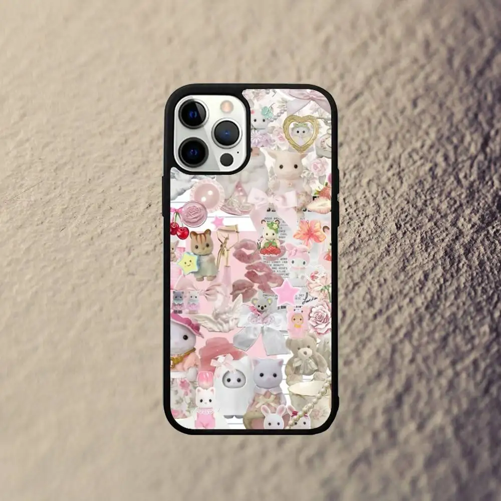 เคสโทรศัพท์ลายซิลวาเนียนแฟมิลี่สุดน่ารัก สำหรับ iPhone 17,16,15,14,13,12,11,Pro,Max,Plus,Mini,SE4,E รองรับการชาร์จไร้สายแบบแม่เหล็ก Magsafe