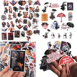 16/38/54PCS New TV Series Good Omens Cartoon Decal Water Cup Laptop Suitcase Waterproof Decoration Graffiti Stationery Stickers