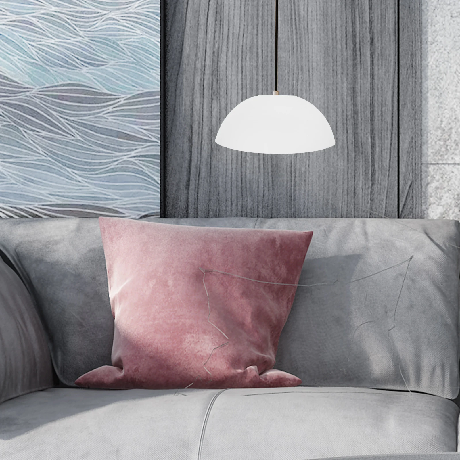 

2Pcs Plastic Lampshade Home Decor Mushroom Replacement 42mm Hole for Wall Ceiling Light Modern Style Simple Design